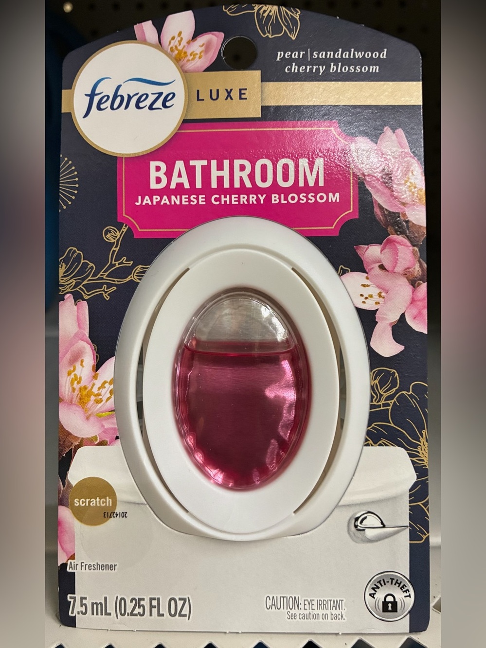 🌶️$5🌶️ NEW FEBREZE Luxe Bathroom Japanese Cherry Blossom Air Freshener, 1 Count
